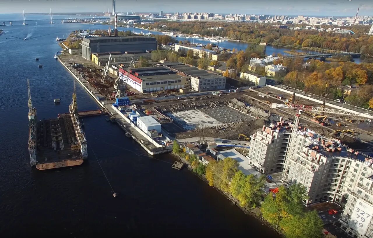 Петровский петровский остров 2е фото Клубный дом "Петровская коса, 1" Санкт-Петербург, Петровская коса, 1, к. 2 о