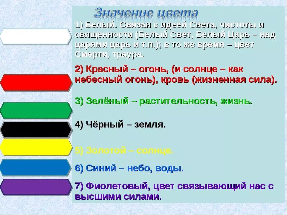 Что означает цвет ленты