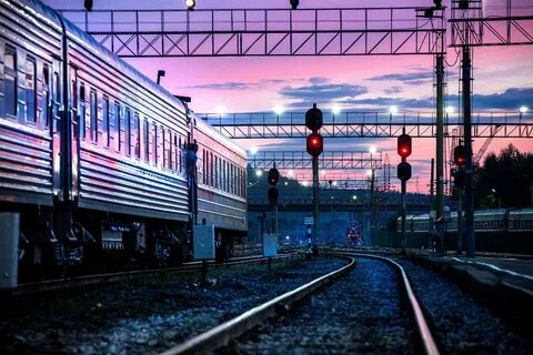 Фото поезда на вокзале