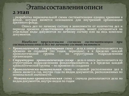 Определение хронологических границ документов фонда