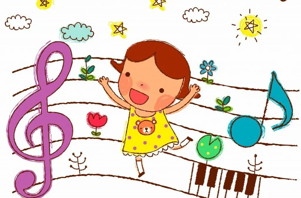 цветные нотки для детей. музыка рисунок для детей. динамичная детская музыка. веселые нотки. цветные нотки.