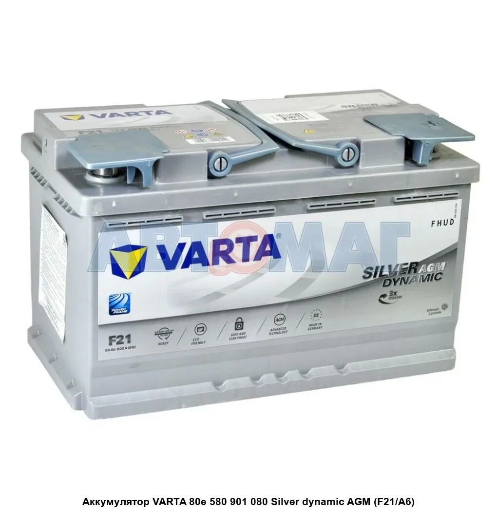 Bosch s6 agm. 901 580. 580 901 080 varta. Акб на ниссан патфайндер 2. Аккумулятор varta silver dynamic agm f21 (580 901 080) 315x175x190.