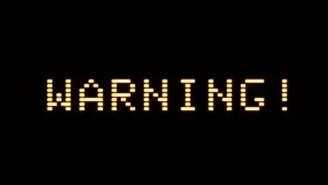 Flashing warning