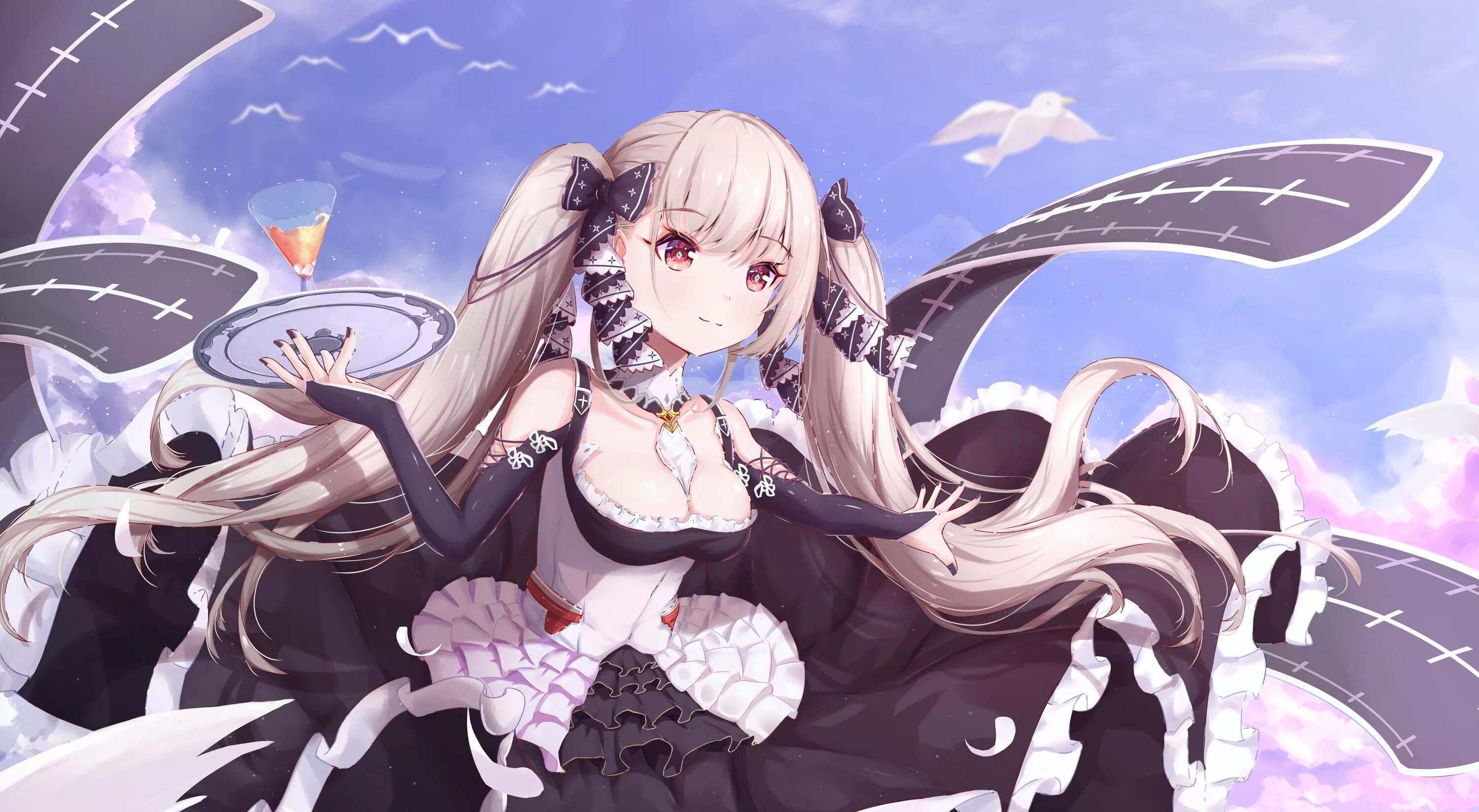 Skin azur. Формидебл Азур Лейн. Формидейбл демон Azur Lane. Азур Лейн демоны.