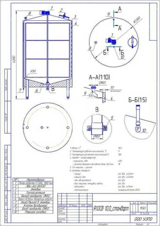Резервуар я1 осв. Емкость я1-осв-10 габариты. резервуар я1-осв-6.3. резервуар универсальный я1-осв.