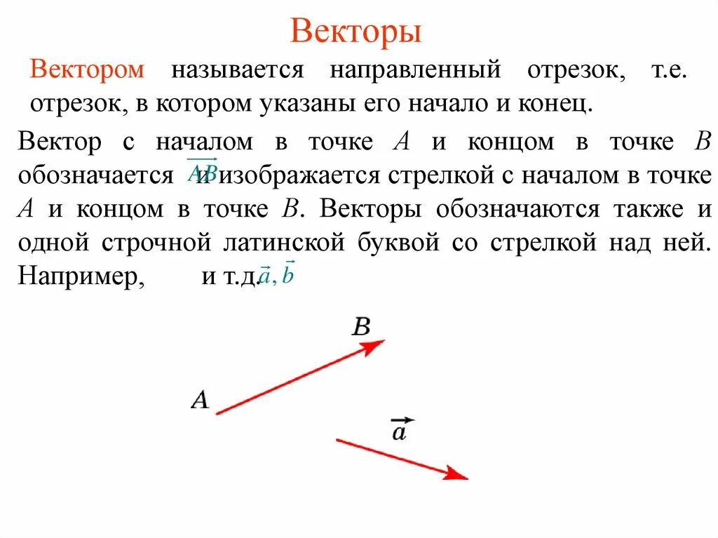 Конец вектора c. Вектором называется направленный отрезок. Вектор направленный отрезок. Направленные отрезки и векторы. Начало и конец вектора.