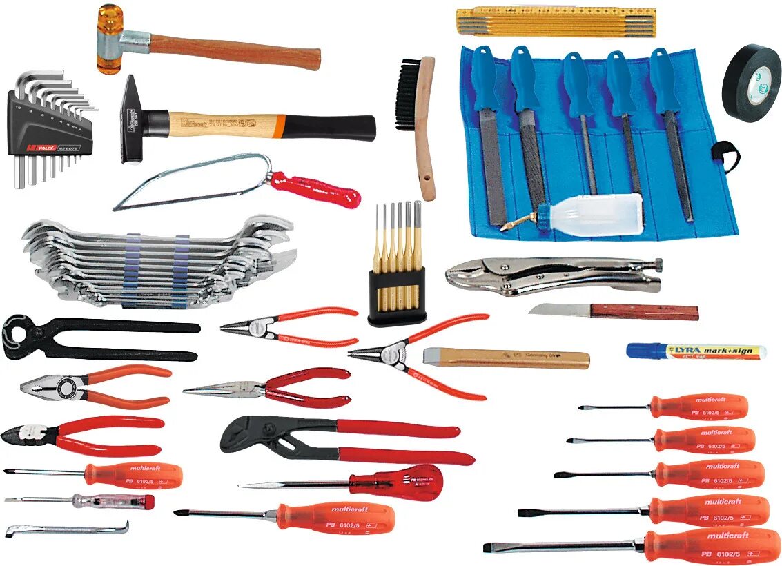 Набор монтажного инструмента hwa-45. Набор электрика ampro t45911. Ручной строительный инструмент. Инструменты набор чемодан для электрика нео 01-310. Инструмент для любых работ.