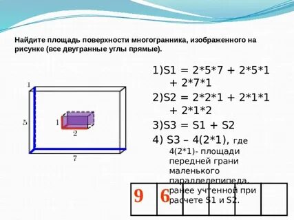 Найти площадь поверхности 2 1 4