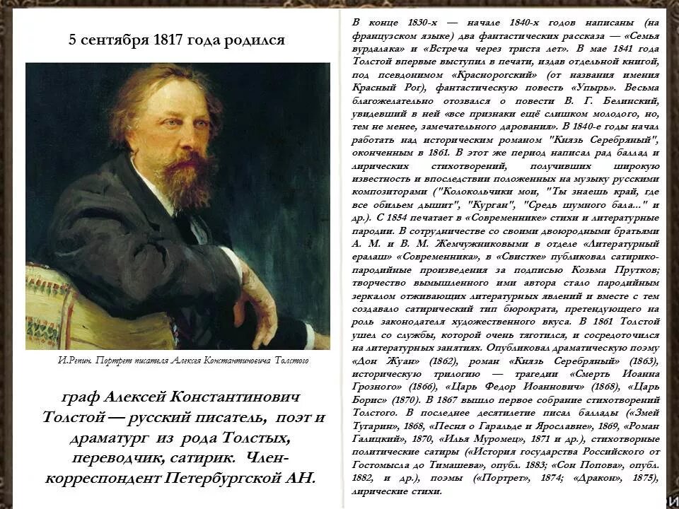 Творческая история толстого. О творчестве Алексея Константина Толстого. Поэзия писателя Толстого Алексея Константиновича. А.К толстой о творчестве писателя.