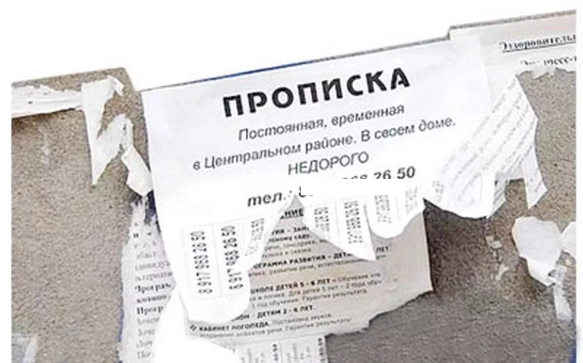 Пропишу на постоянку