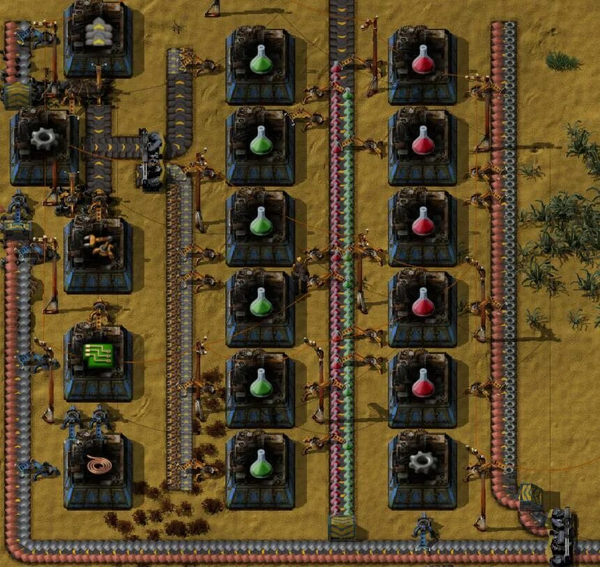 Factorio science. Факторио колбочки. factorio фабрика красных колбочек. factorio мегазаводы. факторио зеленые колбы.