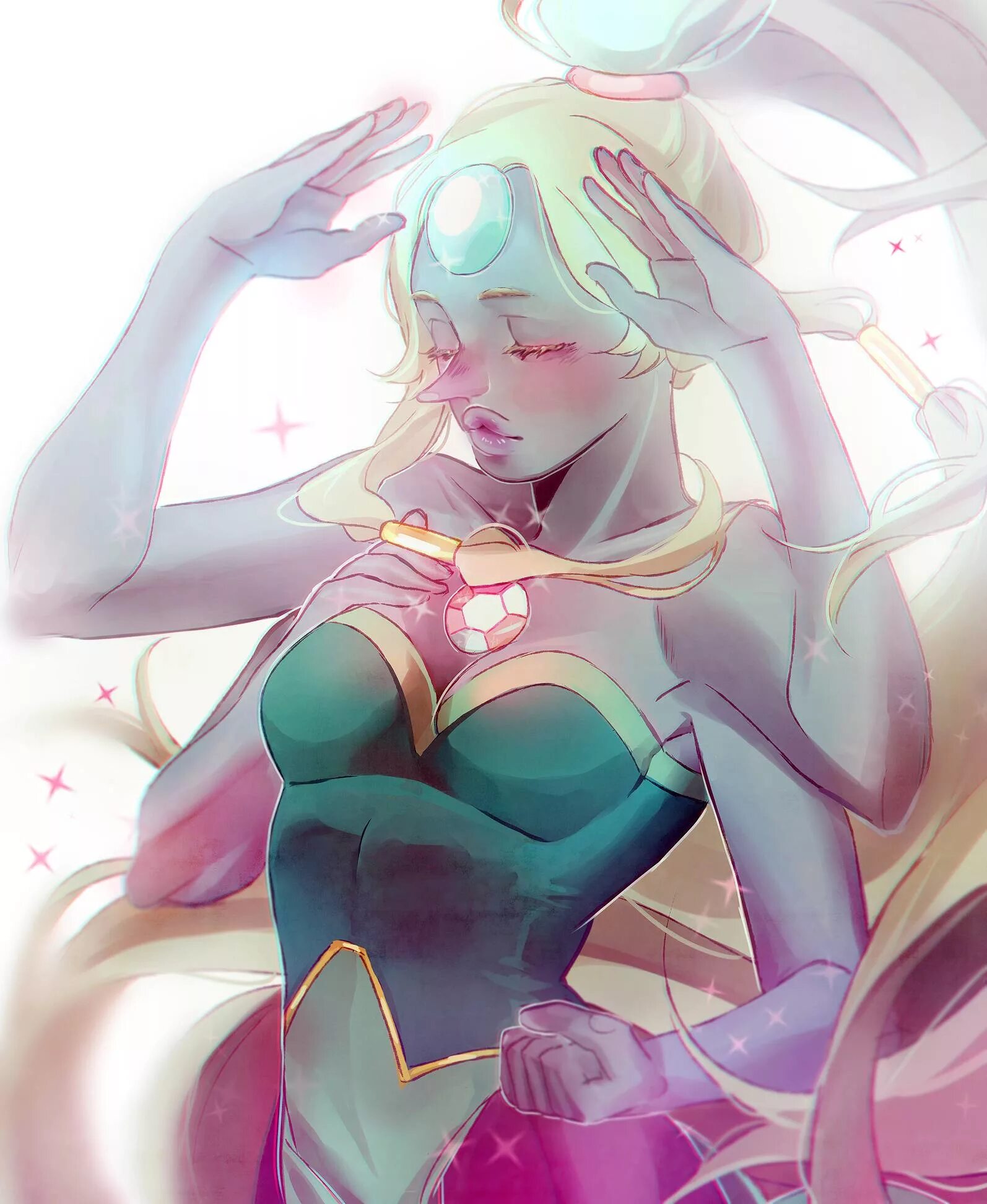 Опал вселенная стивена. Steven Universe опал. Опал Стивен Юниверс. Опал Стивен Юниверс арт. Steven Universe Opal арт.