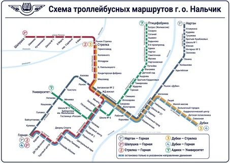 Маршрут 6 нальчик схема