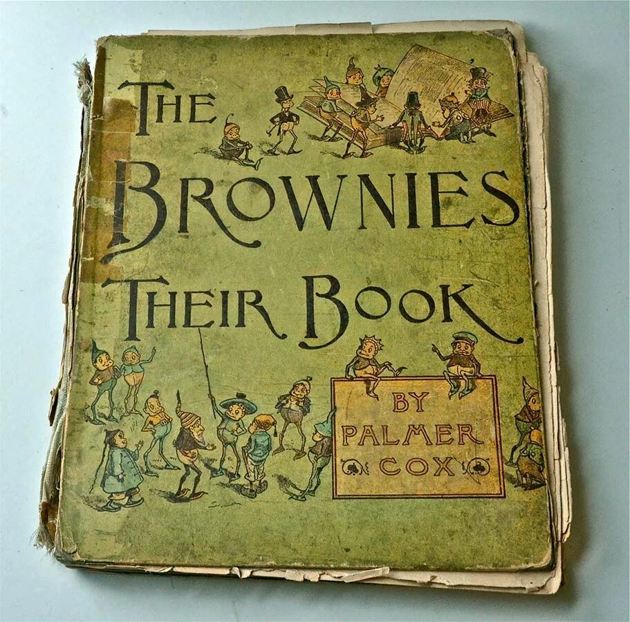 Обложки французских книг. Французские книги. Винтажная книга. The Brownies, their book. Книга Брауни.