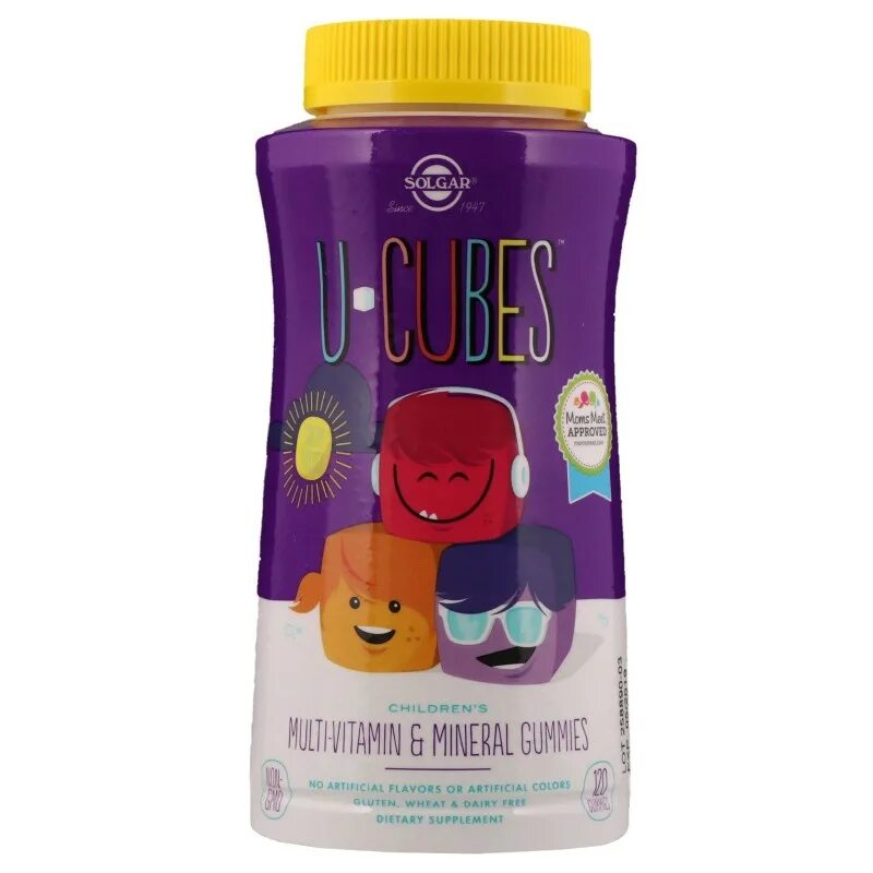 U-Cubes, children's Multi-Vitamin & Mineral Gummies. Solgar u-Cubes children's Multi-Vitamin & Mineral 60 Gummies. Solgar u-Cubes детские витамины. U-Cubes жевательные мультивитамины.