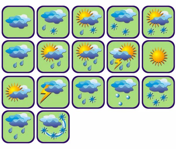 Явления природы детский сад. Карточки для календаря природы. Погодные значки для детей. Обозначения для календаря природы. Наблюдения за изменениями погоды