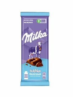 Милка белый пористый