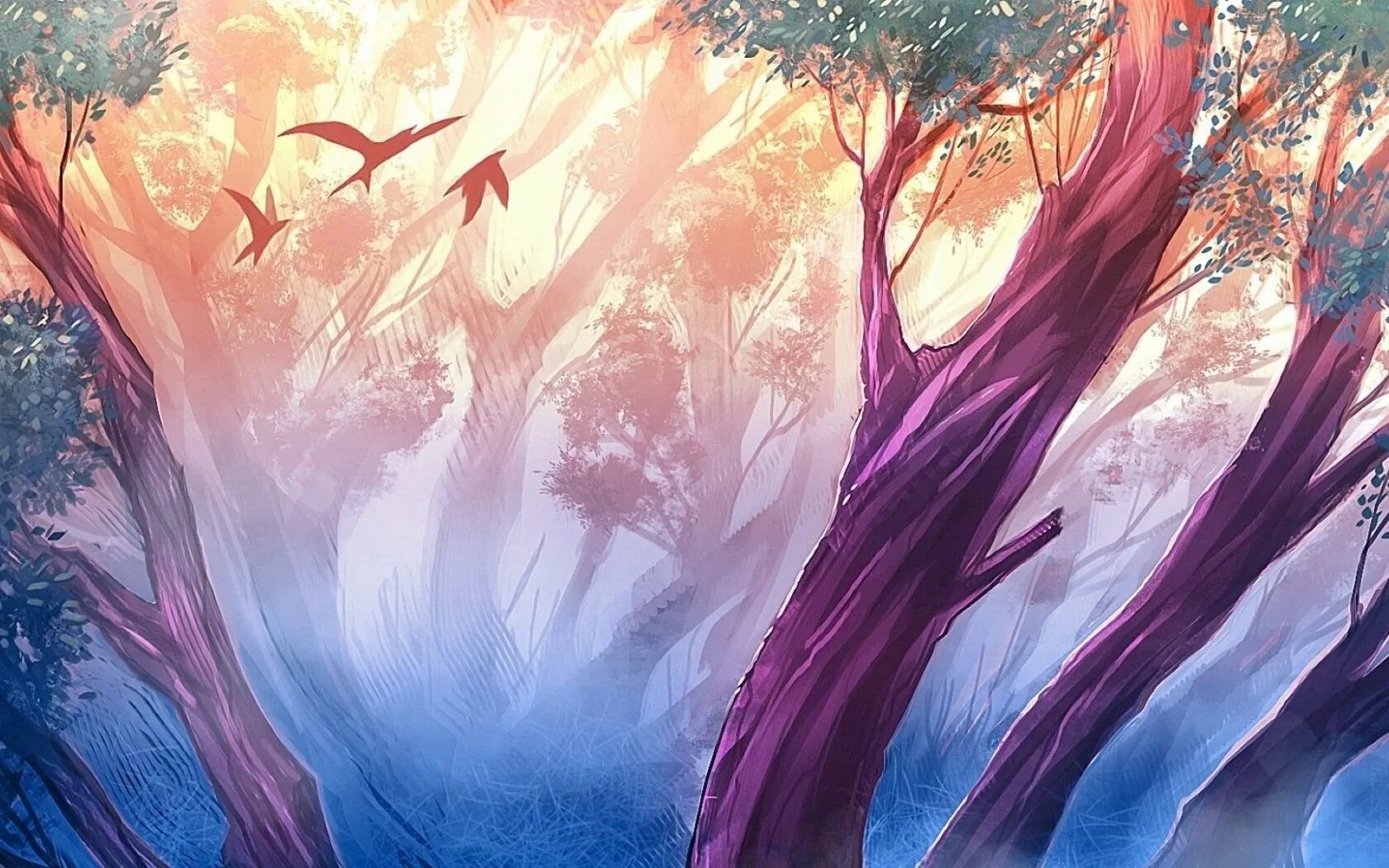 Эпический пейзаж. Фон для арта. Лес рисунок. Макото синкай рисовка. Картинки фоны арты.