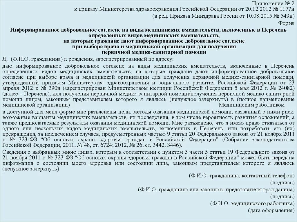 Приказ мз рф 2020г. Приложение 2 к приказу Министерства здравоохранения РФ от 20.12.2012. Приказ Министерства здравоохранения 1177н от 20.12.2012 с изменениями 2015. Приказ n 1177 от 20.12.2012 Минздрава РФ приложение 3. Приложение 2 приказ Минздрава 1177 от 20.12.2012.