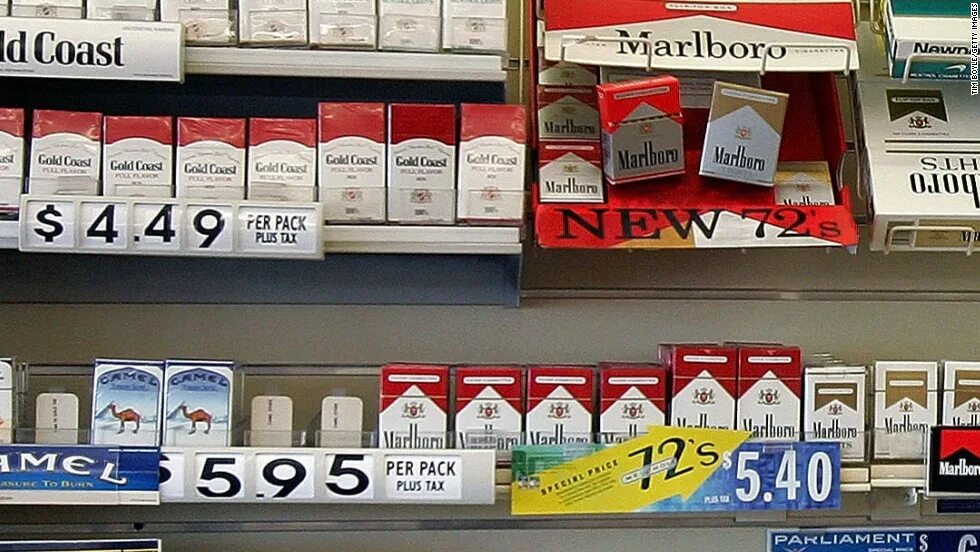 ценники на сигареты