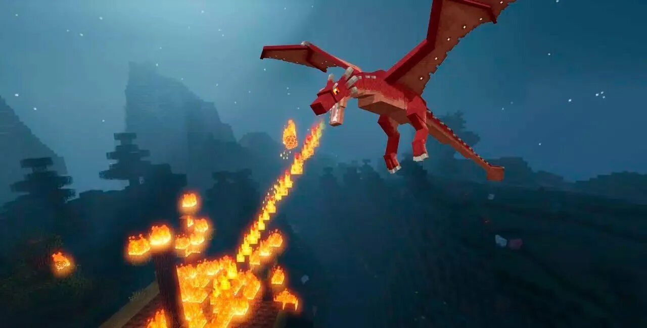 Майнкрафт мод ice and fire драконы
