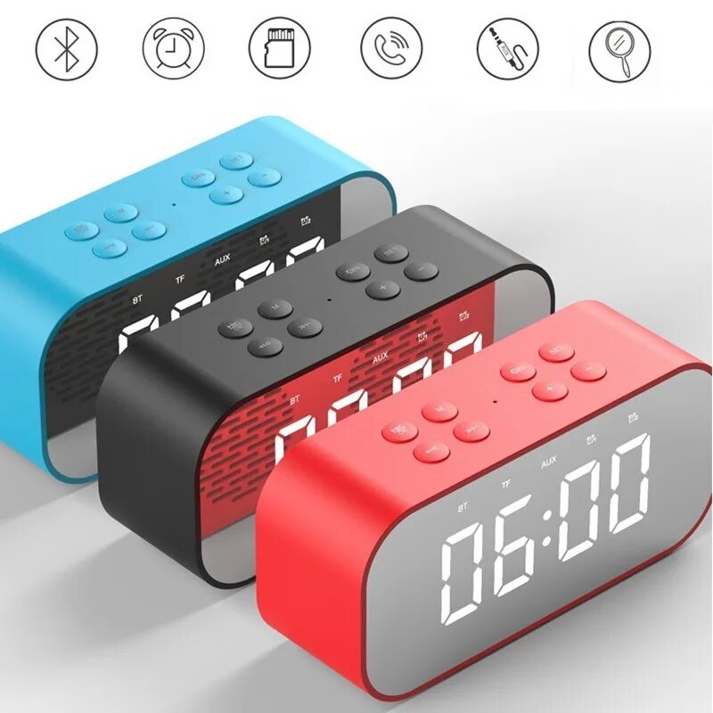 Часы bluetooth 5. Блютуз колонка часы bt-501. беспроводная портативная колонка /bluetooth 5.0/водонипроницаемая. беспроводная bluetooth колонка boom box 2 led. портативная колонка с дисплеем.