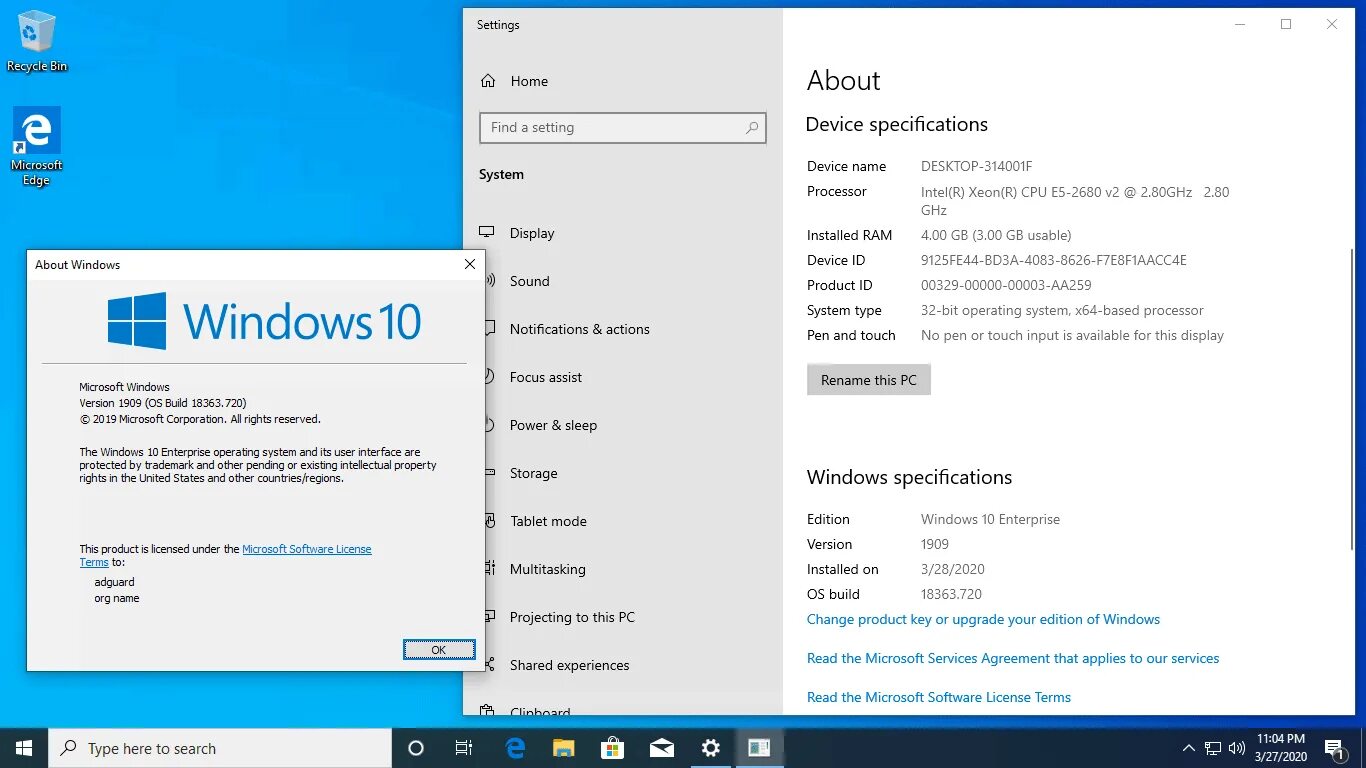 Windows script windows 10. Операционная система Windows 10 Pro x64. Образ виндовс. Виндовс 10 64. Виндовс 10 Старая версия.