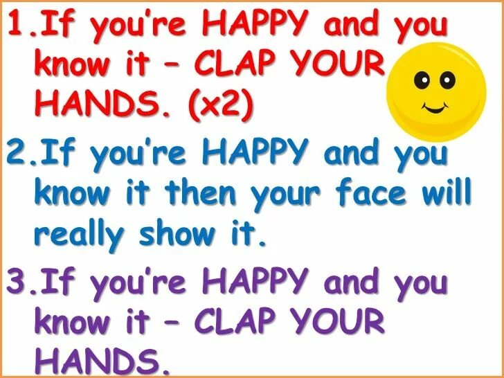 If you Happy and you know it текст. If you Happy and you know it Clap your hands. If you Happy Clap your hands текст. Песня if you Happy and you know it Clap your hands текст. If you are happy clap