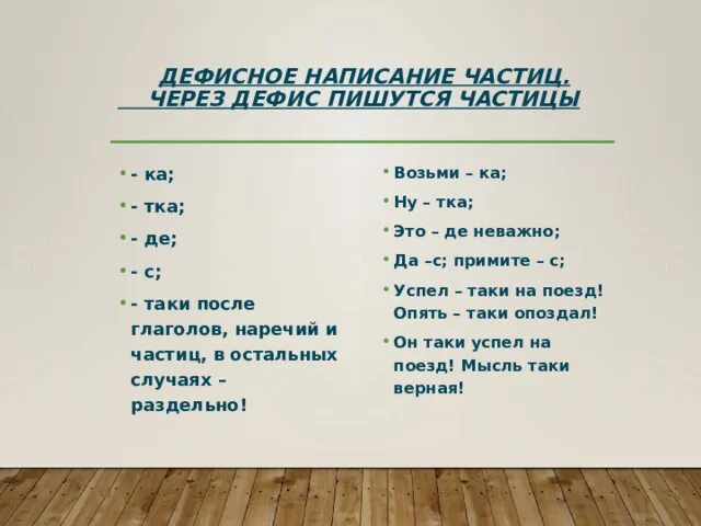 Частица ка таки. Дефисное написание частиц. Частицы через дефис. Когда частицы пишутся через дефис. Дефисное написание частицы ка с глаголами в повелительном наклонении.