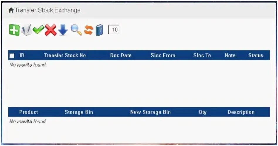 Exchange list.