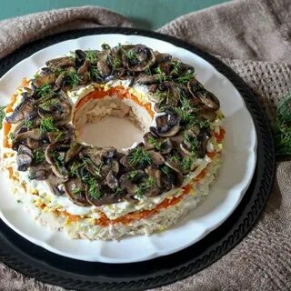 Салат полосками