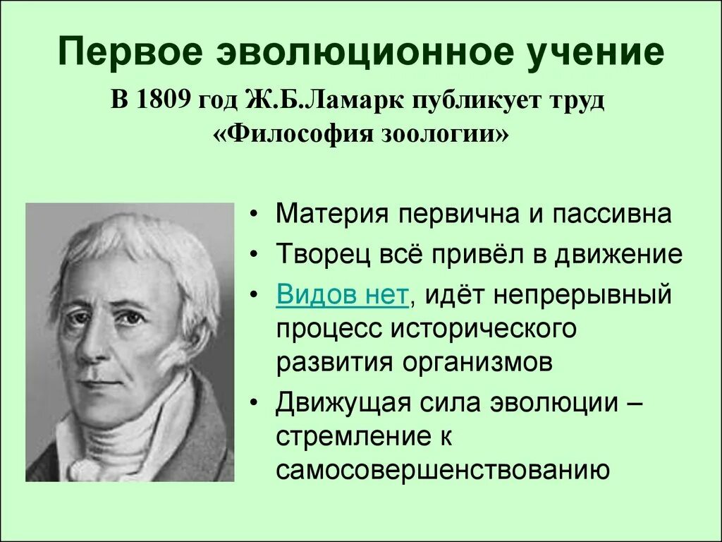 Ж Б Ламарк учение. Ж Б Ламарк теория эволюции.