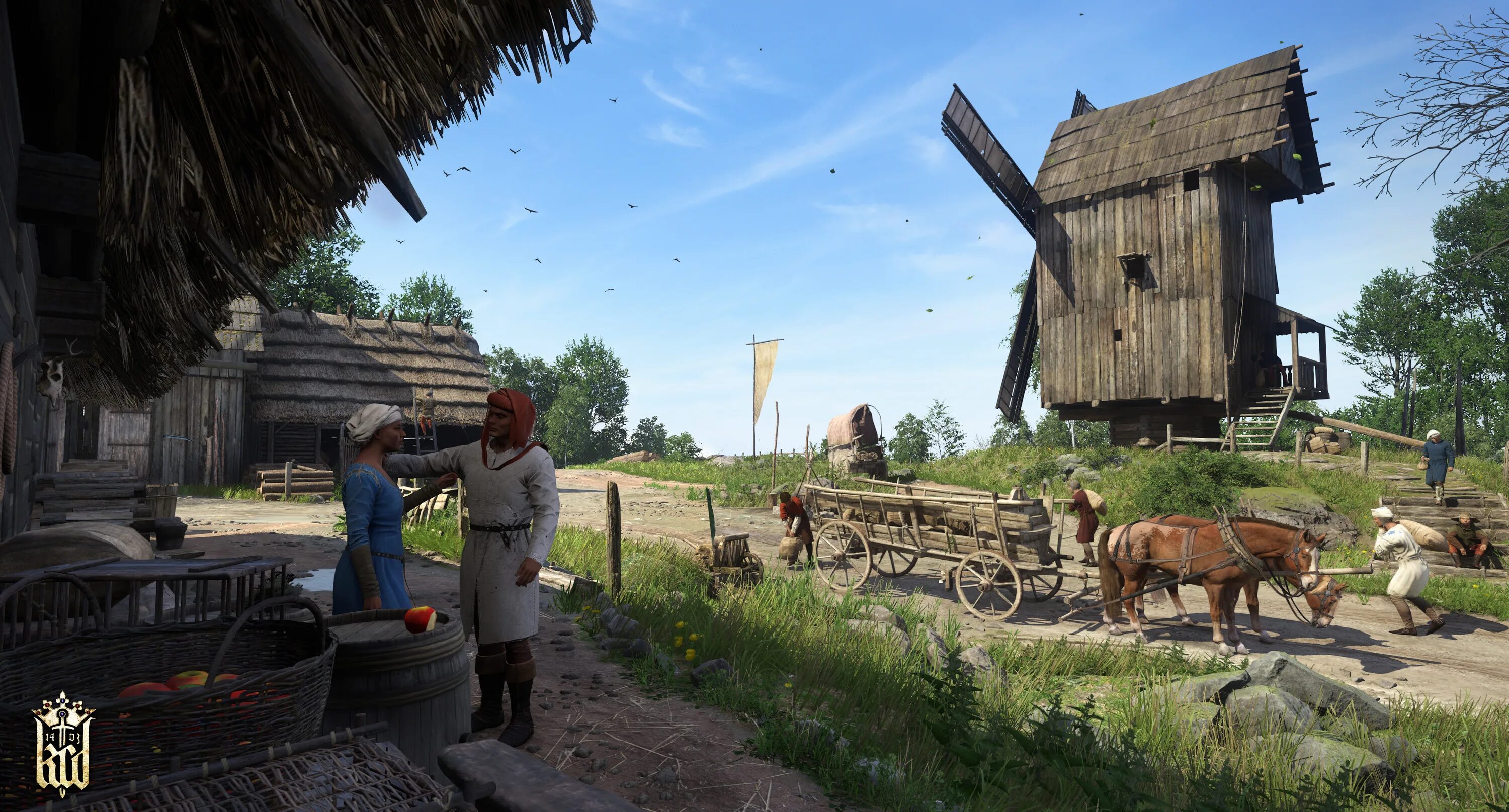 Игры в деревне на улице. Игра Kingdom come deliverance. Kingdom come: deliverance ПК. Kingdom come deliverance деревня. Kingdom come deliverance Корчма.