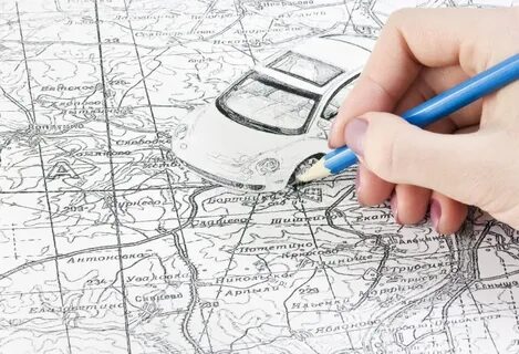 Планировать маршрут на автомобиле
