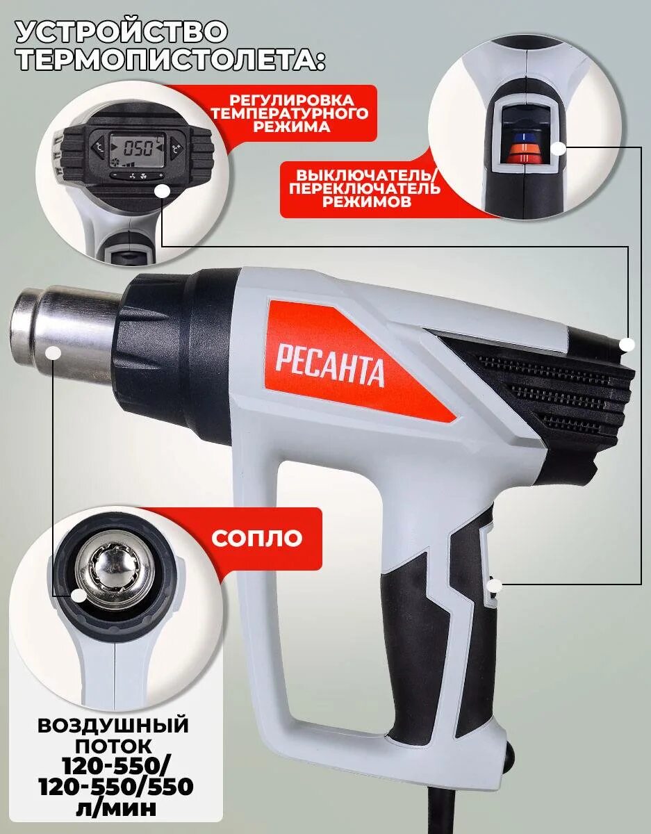 Ресанта фэ 2000экд. Строительный фен ресанта. hot air gun фен строительный 2000вт.
