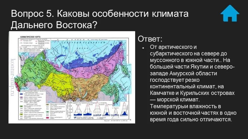 Природные условия дальнего востока россии. Муссонный климат дальнего Востока. Климат территории дальнего Востока. Климатические пояса дальнего Востока на карте. Климат дальнего Востока карта.