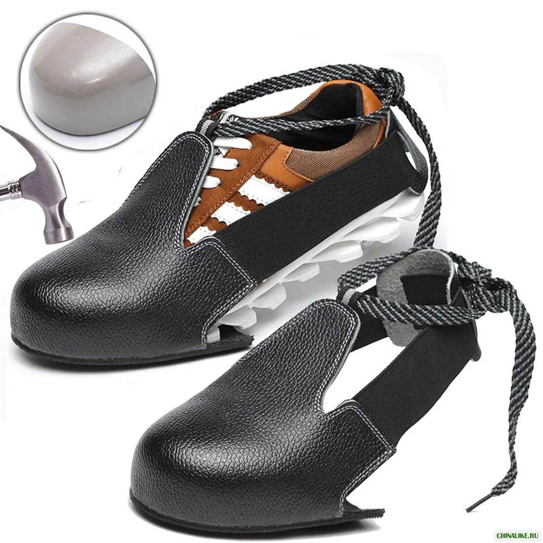 Подносок защитный съемный универсальный (размер 35-45). Обувь защитный съемный универсальный (размер 35-45). Steel Toe обувь. Защитные подноски на обувь.