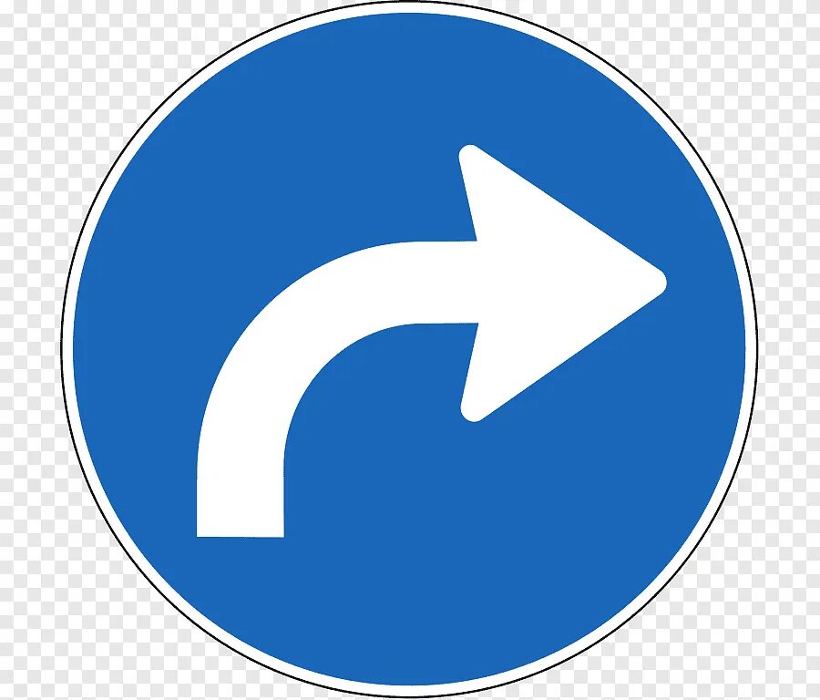 1. Стрелка поворот направо. Знак 4. 1. Табличка направо.