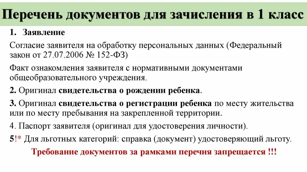 Перечень документов для поступления в школу 1 класс. Список документов для приема в 1 класс. Какие документы для поступления в 1 класс в школу. Какие документы для школы в 1 класс. Какие документы приносить в школу