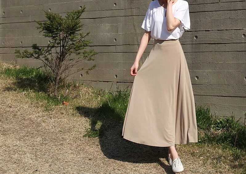 юбка свободного кроя