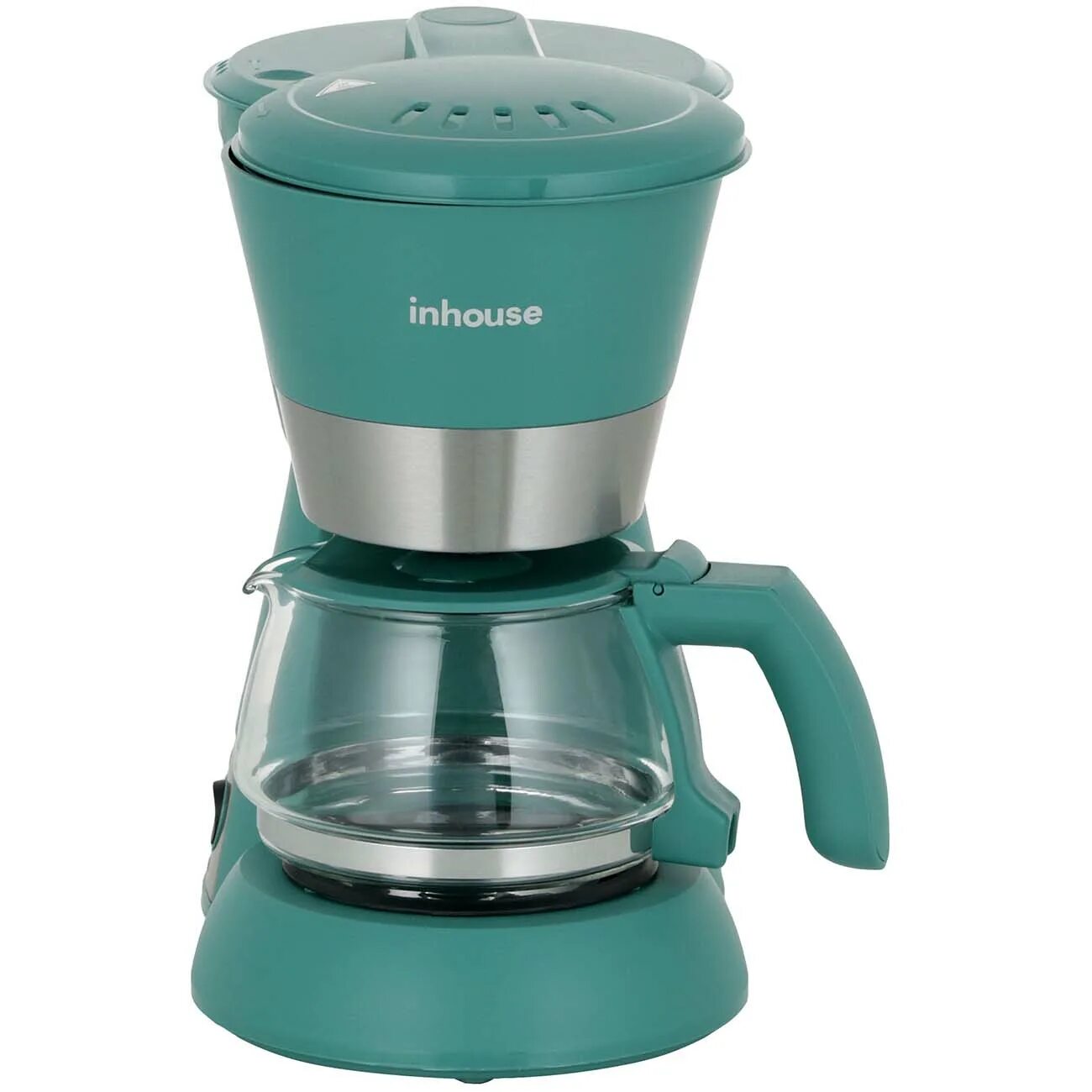 Кофеварка капельного типа inhouse icmd0605bk. Кофеварка inhouse. inhouse кофемашина. кофемашина зеленая. кофеварка inhouse icmd 1204bk.