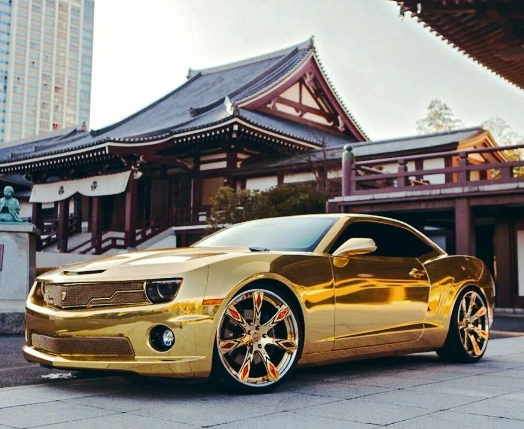 Gold car