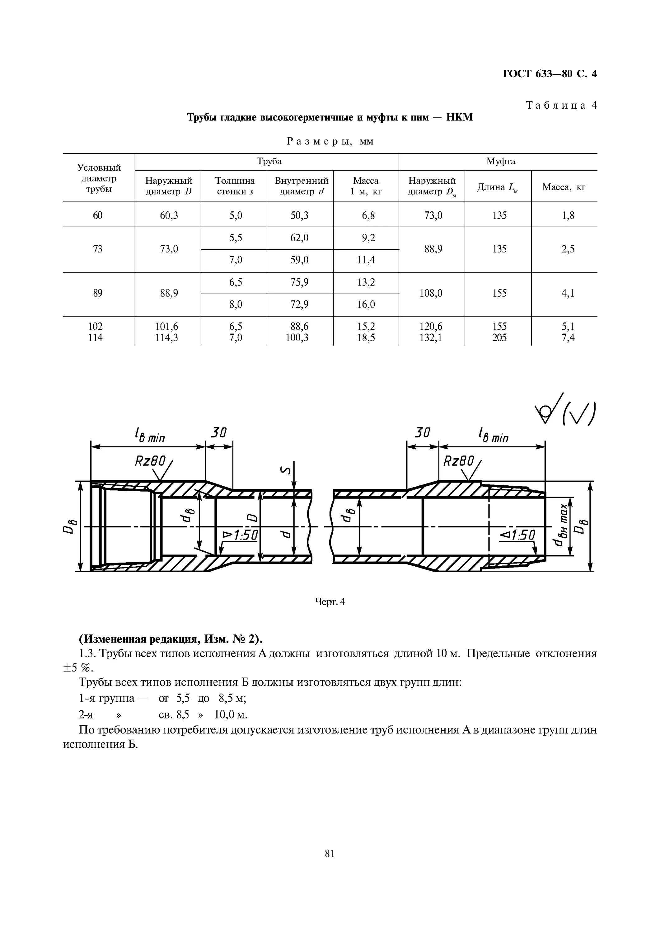 Труба нкт 73 гост 633-80. Труба нкт гост 633-80. Труба нкт 73 гост 633-80. Труба нкт 89х6. Муфта пусковая нкт-73 гост 633-80 чертеж.