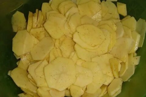 Картошка с молоком запеченная в духовке
