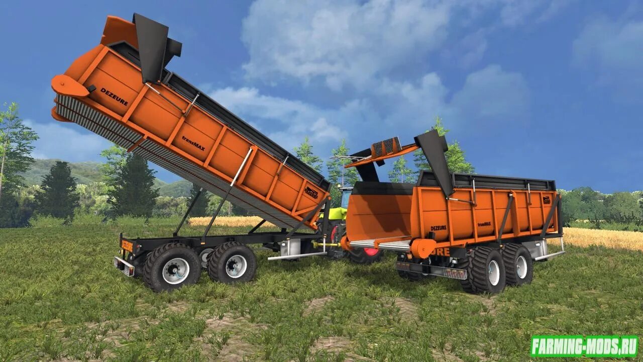 Farm simulator 15 прицепы