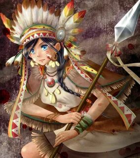 Native American Girl Anime.