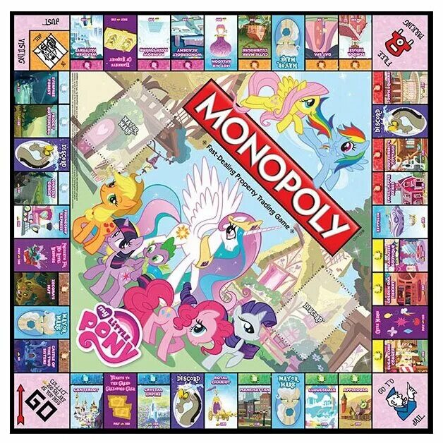 My little Pony Monopoly. Игра my little PONYPONY настольная. Настольные игры для распечатки. Монополия мой маленький пони. Игра русские пони