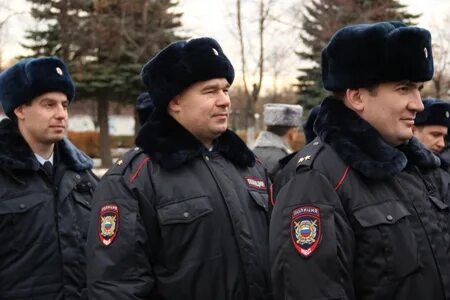 Зимняя форма полиции нового