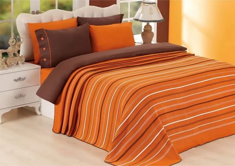 одеяло sleep ix. плед терракотовый. плед в интерьере. плед хлопок 200x220 juan. постели мне рыжий плед.