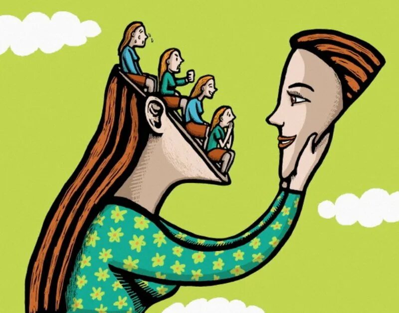 Внешний и внутренний диалог. Личность иллюстрация. психология иллюстрации. внутренний диалог с самим собой. личность картинки.